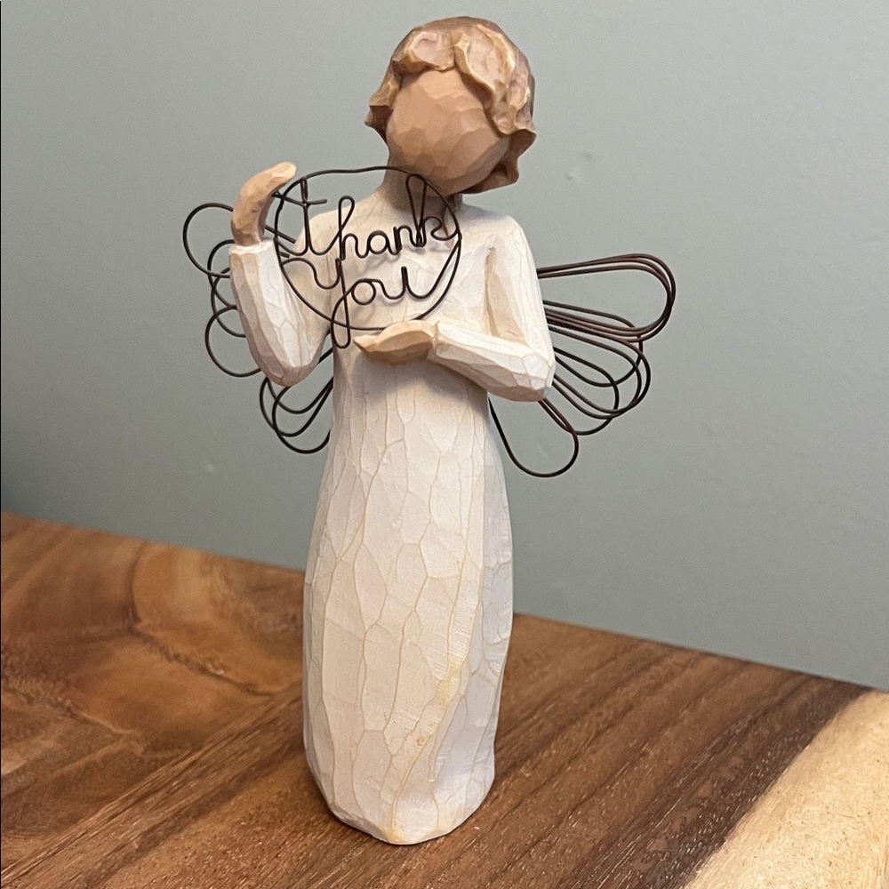 Willow Tree Angel Figurine • JUST FOR YOU, Thank You